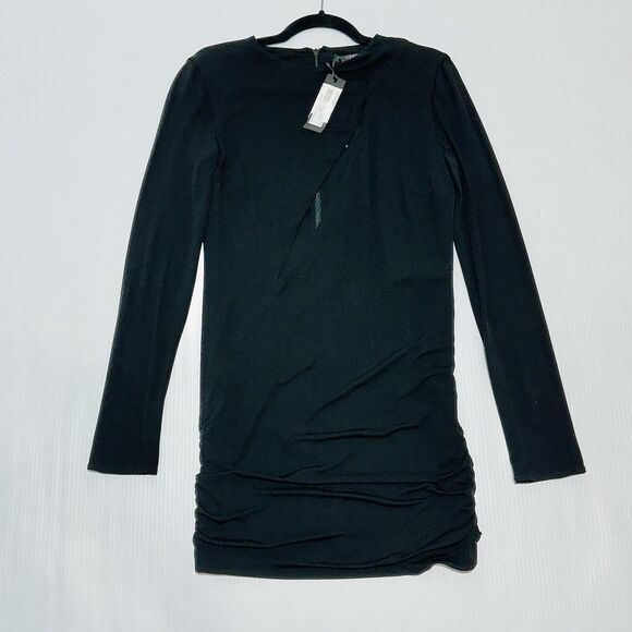 NWT Versace Runway 2023 Cut Out Black Mini Dress IT 44 US 8 $2,575 - Picture 7 of 15